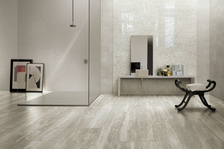 I-Travertini Beige Glossy 24 x 48