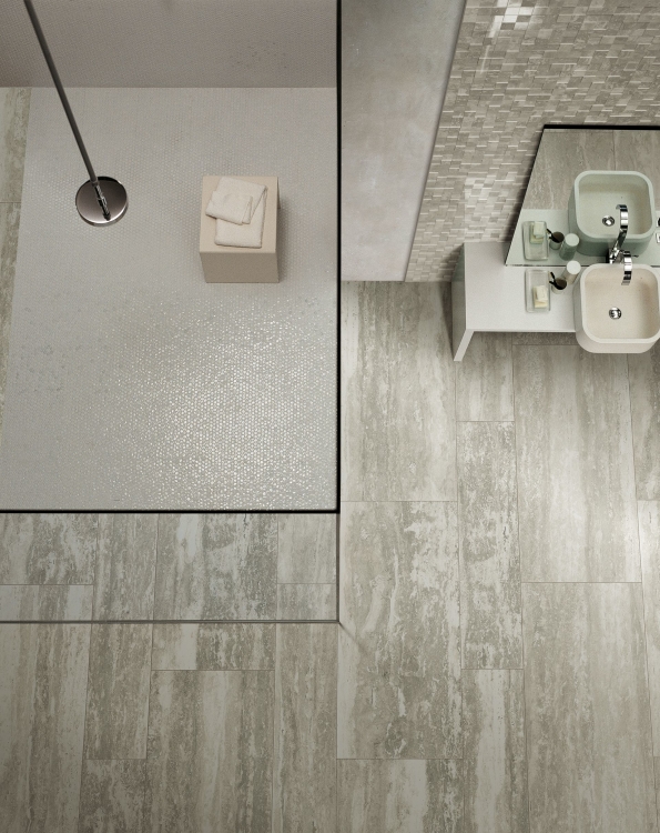 I-Travertini Beige Glossy 24 x 48
