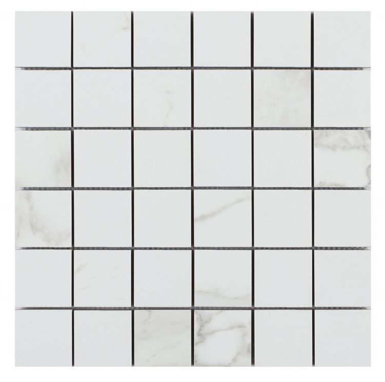Malaysia Calacatta Dora Matte 2 x 2 Square Mosaic 12 x 12