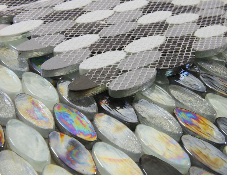 Inari Grey Oval 11 x 11.50