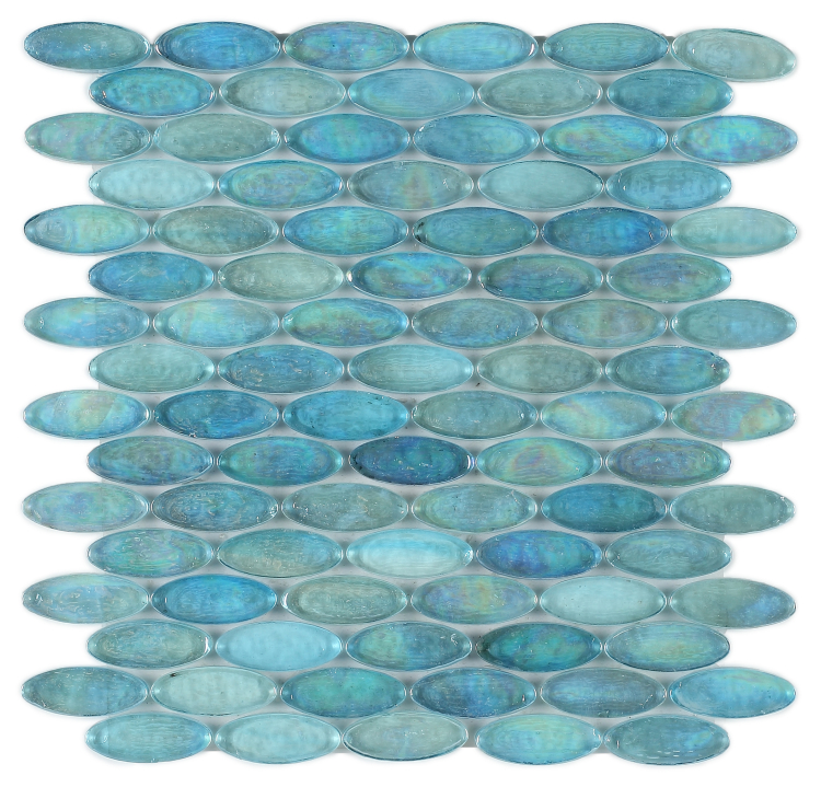 Malibu Turquoise Pebble (Mapei Adesilex-P10 REQUIRED) 11 x 11.50