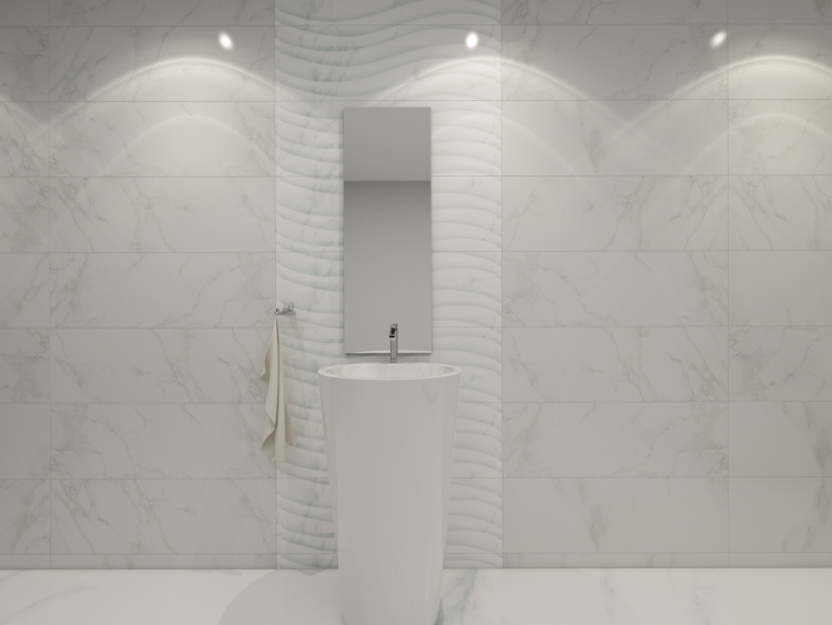Carrara Art Flow Wall 2018 12 x 36