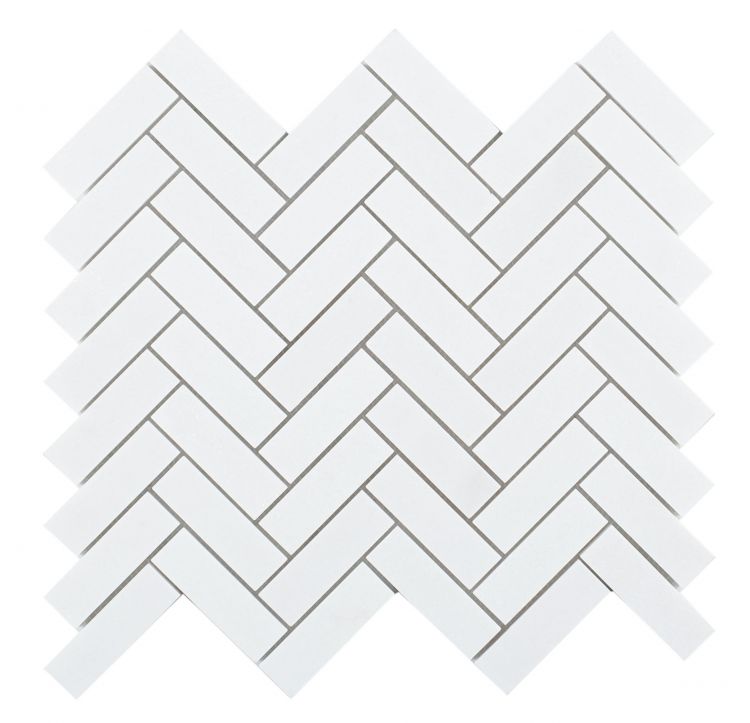 Chevron Long Thassos 11 x 12.50 Chevron Long Thassos 11 x 12.50