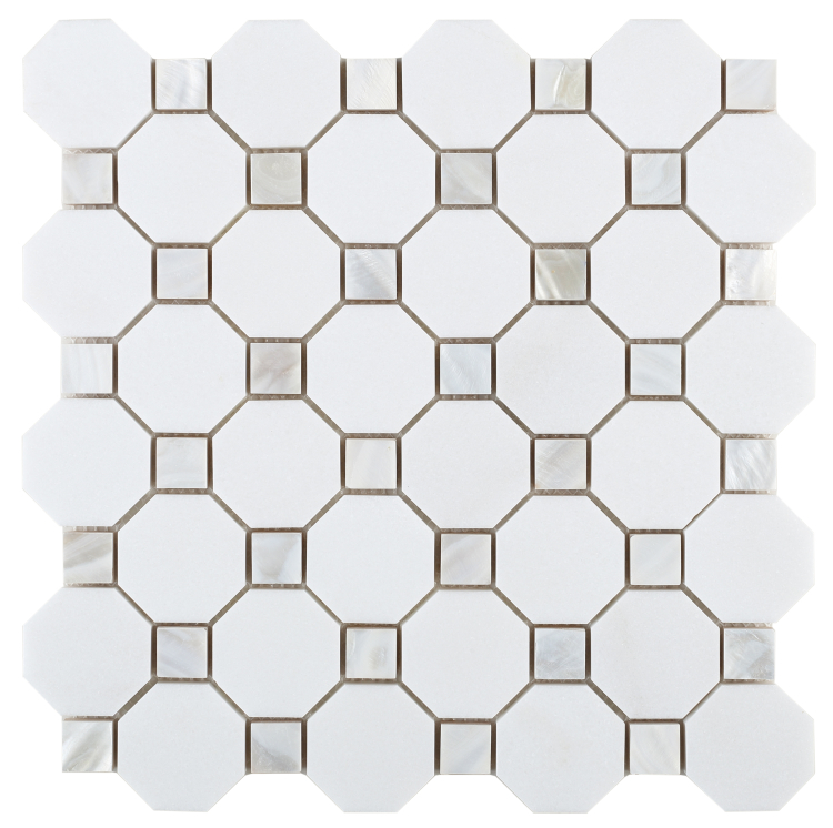 Diana Octagon Thassos 11.75 x 11.75