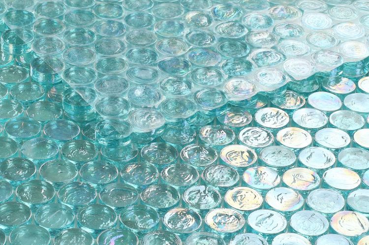 Malibu Turquoise Penny 12.25 x 12.25( Mapei Adesilex-P10 REQUIRED)