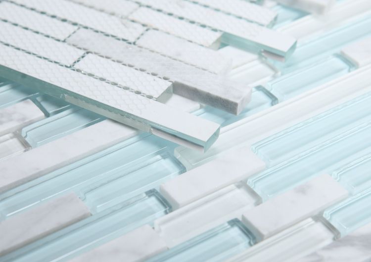 Linear Carrara Turquoise 11.75 x 12