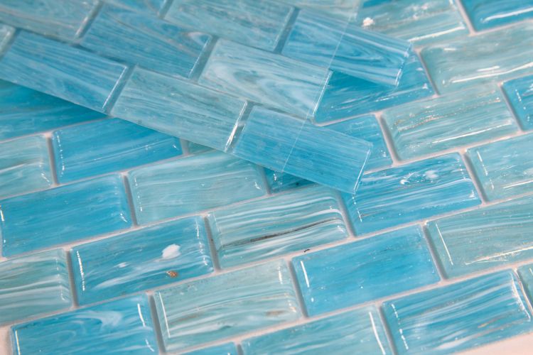 Hot Clear Blue 11.5 x 11.75