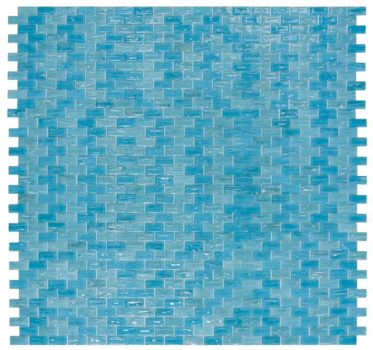 Hot Clear Blue 11.5 x 11.75