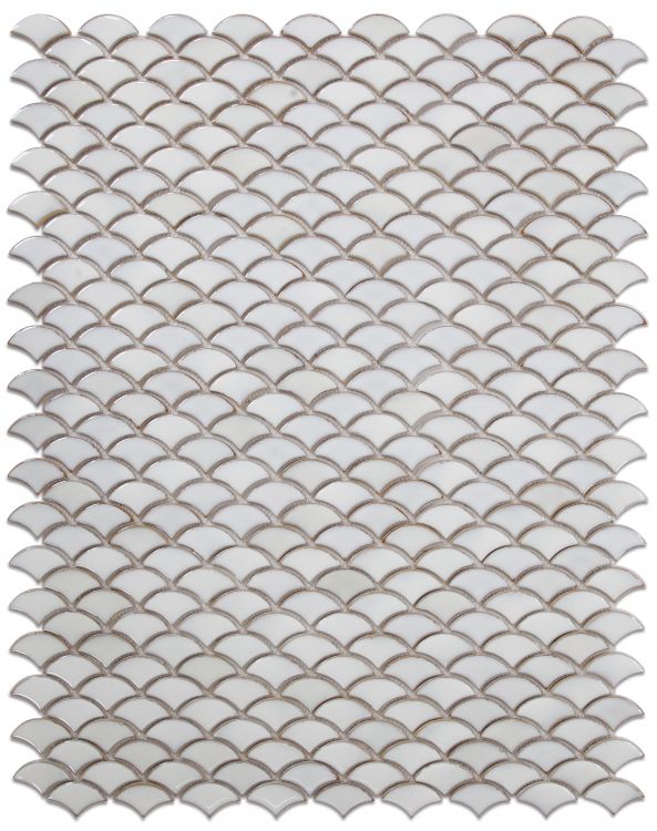 Dragon Scale Fancy White 9.75 x 12