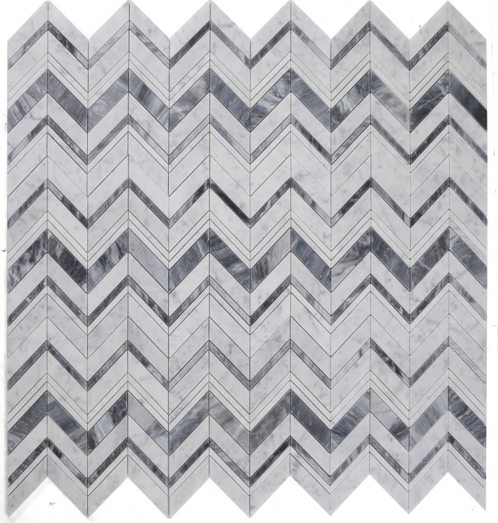 Chevron Ravenna Lava 11.75 x 12.25