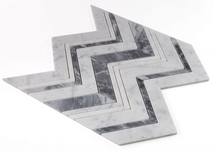 Chevron Ravenna Lava 11.75 x 12.25