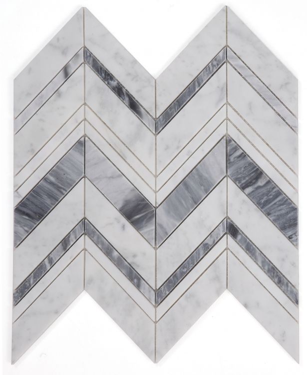Chevron Ravenna Lava 11.75 x 12.25