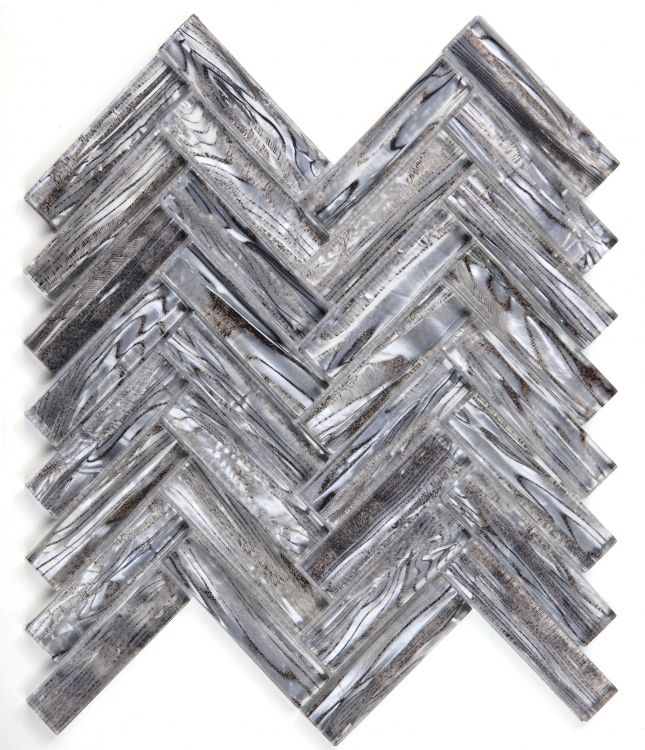Herringbone Shell Silver 11 x 11 Herringbone Shell Silver 11 x 11
