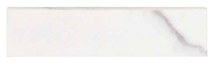 Prestigio Statuario Lucido Bullnose 3 x 12 Prestigio Statuario Lucido Bullnose 3 x 12