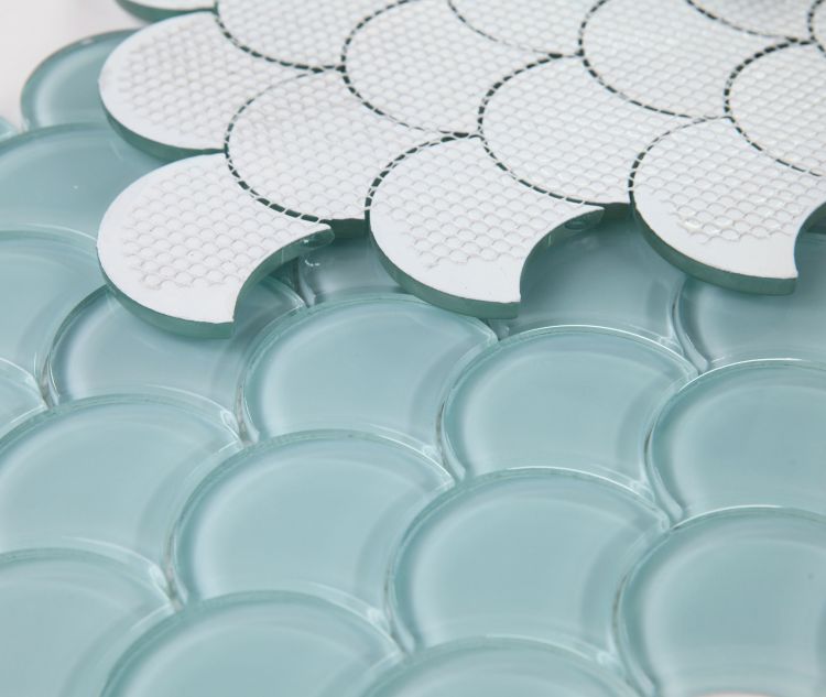 Dragon Scale Teal 12 x 12