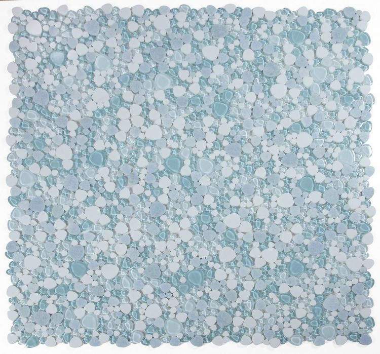 Peach Crystal Ocean 12 x 12