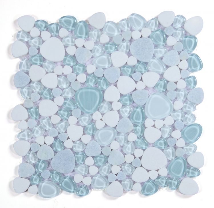 Peach Crystal Ocean 12 x 12