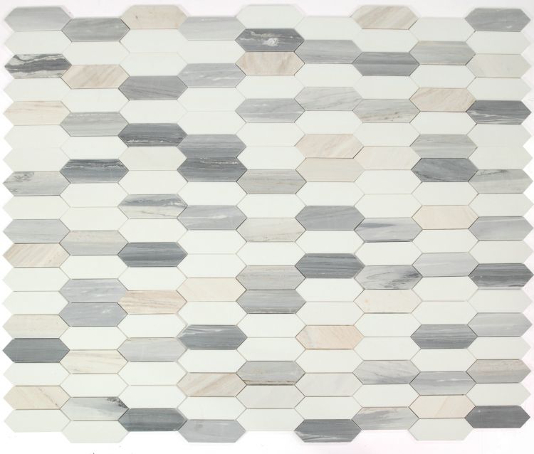 Elongated Hex Blue New 11.75 x 15