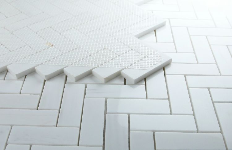 Herringbone Dolomite Polished 12 x 12.75
