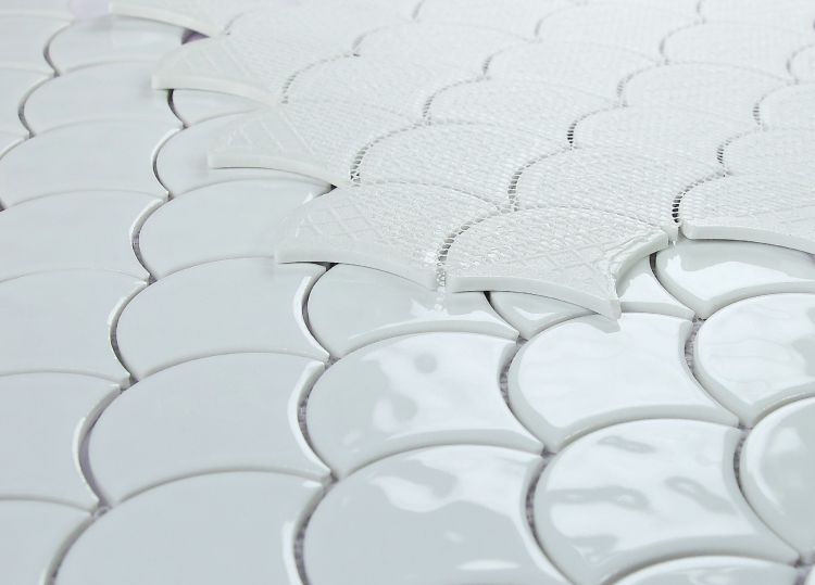 Snowglass Scale Ripple Polished 11.5 x 12