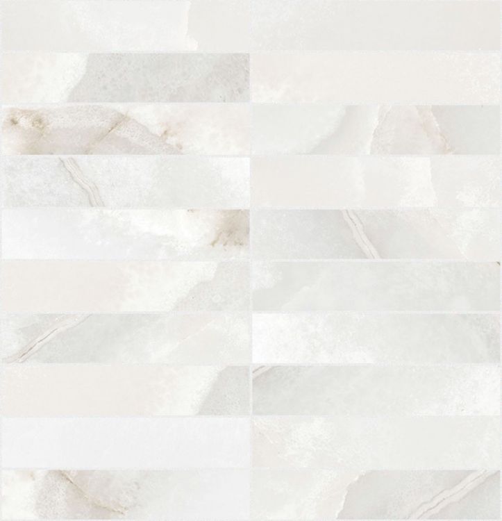 Reves Perle Matte Mosaico 1 x 6 12 x 12