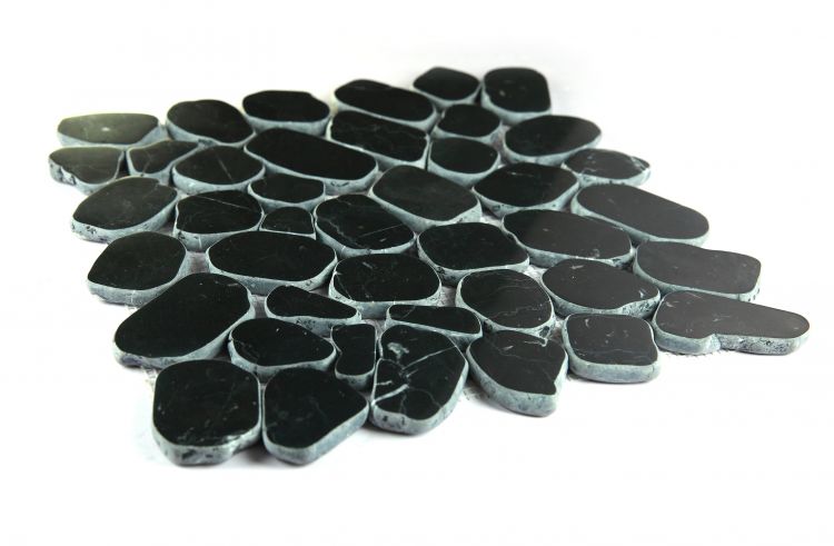 River Stone Marquina 12 x 12