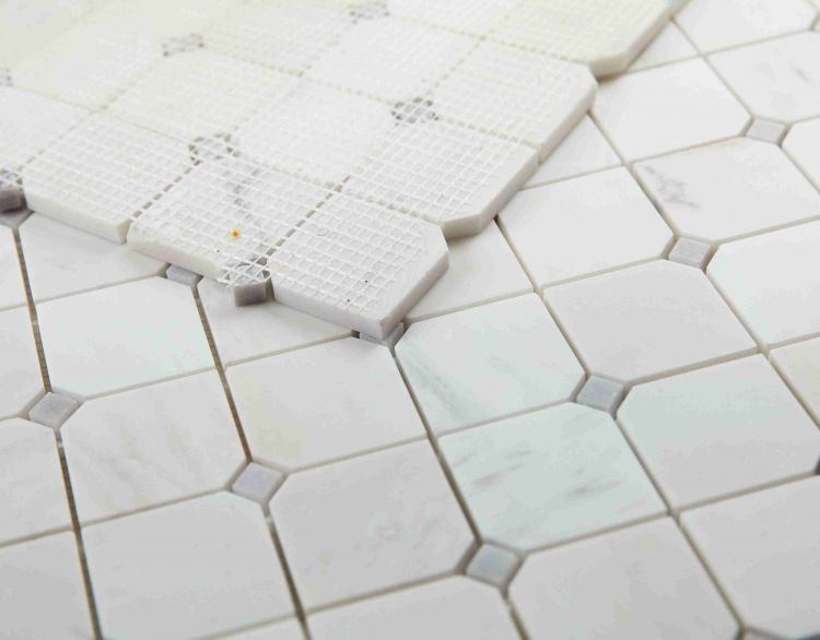Clipped Square Milky White Honed 11.75 x 11.75