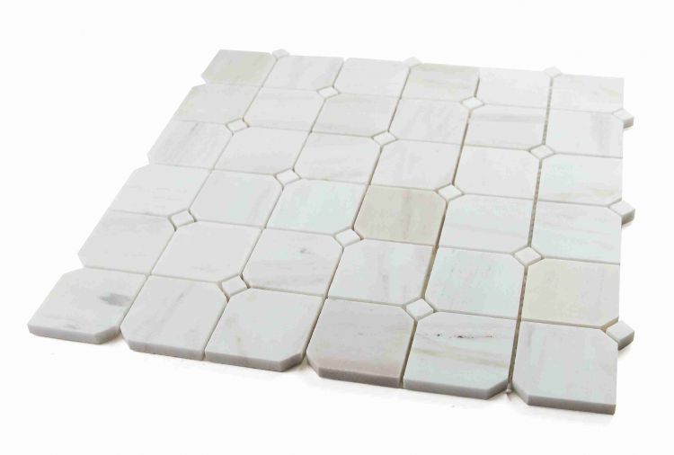 Clipped Square Wooden White Honed 11.75 x 11.75
