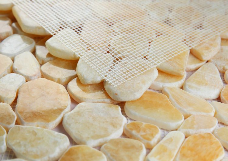 River Stone Honey Onyx 12 x 12