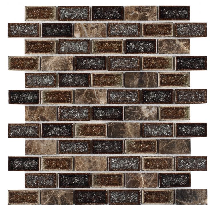 Swiss Emperador Brick 10.75 x 11.75